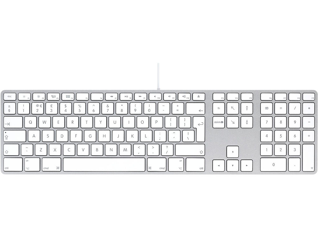 UK English version fits Apple Keyboard with Numeric Keypad - British