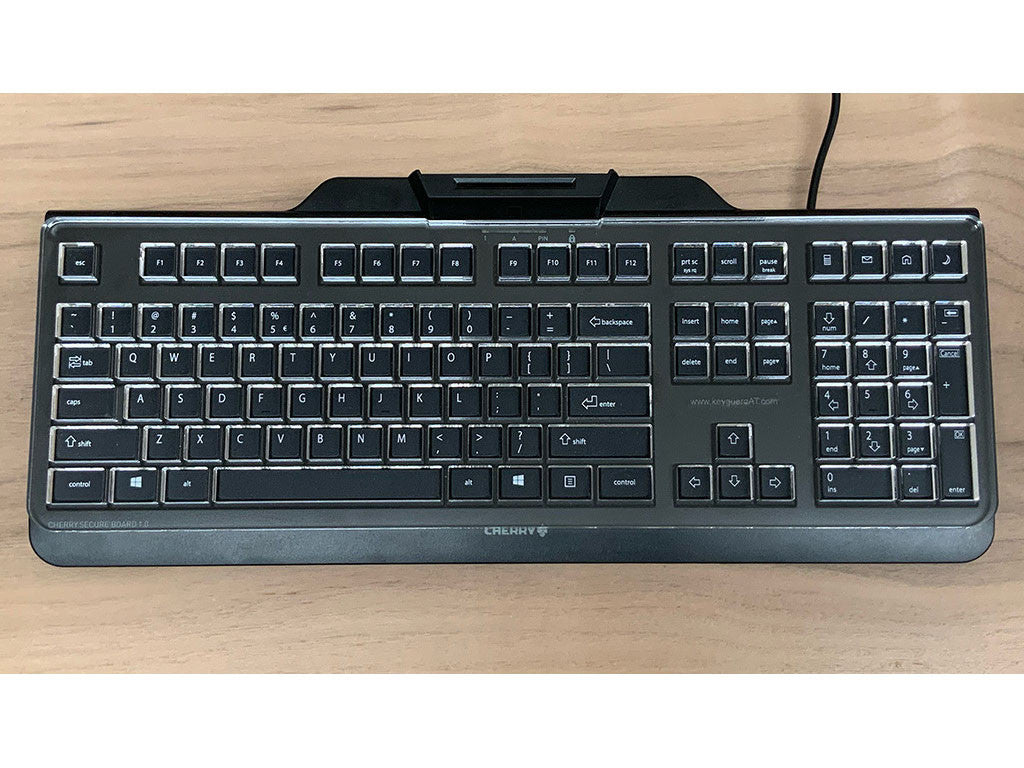 Keyguard on the Cherry Secure Board 1.0