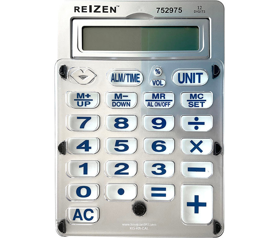 Reizen Large Format Calculator Keyguard (#512)