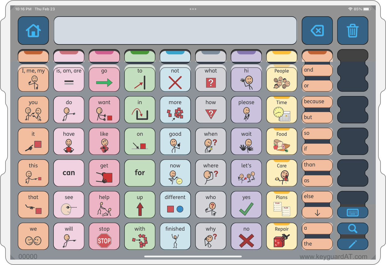 Proloquo Keyguard – Keyguard Assistive Technology