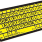 Fits the LogicKeyboard large print Bluetooth keyboard BKB3001