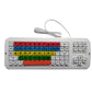 Fits the RJ Cooper LARGEKeys keyboard.