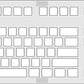 Keyguard for the Dell AT101W keyboard.