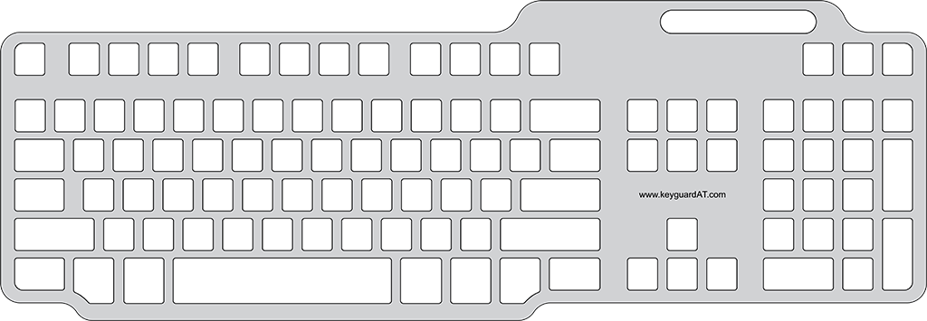 Keyguard for the Dell SK-3205