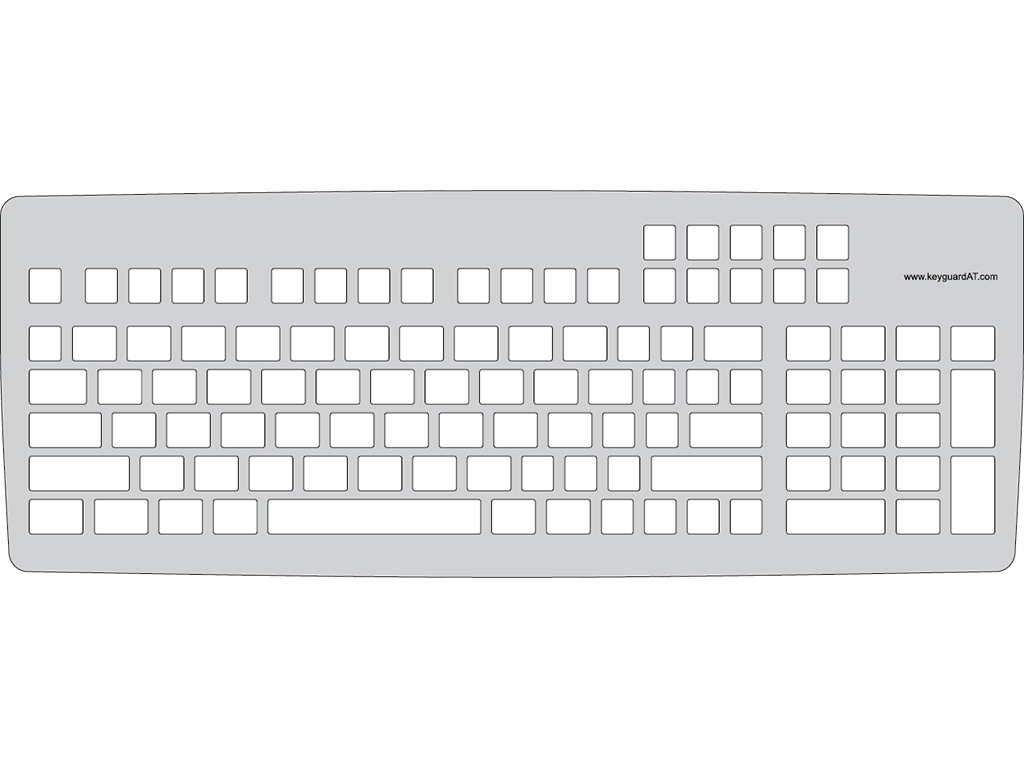 Keyguard MoreKeyboard Keyguard – Keyguard Assistive Technology