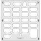 Reizen Large Format Calculator Keyguard (#512)