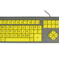 Keyguard fits the Ablenet BigKeys LX Keyboard