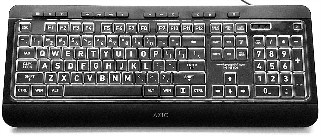 Large Print Keyboard Keyguards – Keyguard Assistive Technology