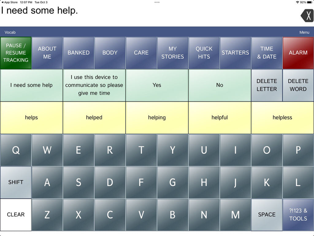 Dialog AAC Keyguard – Keyguard Assistive Technology