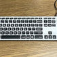 MacallyWired Large Print Keyboard Keyguard
